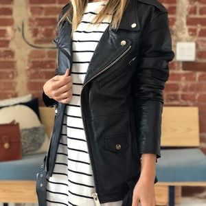 REFORMATION + Deadwood Classic Biker Jacket